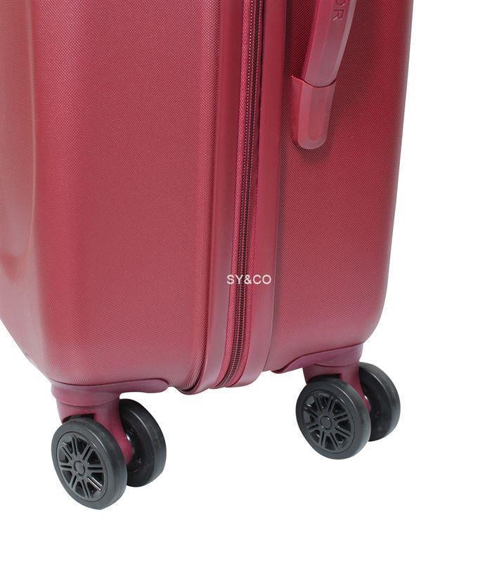 Maleta cabina 4 ruedas extensible Gladiator 3D rojo 55CM