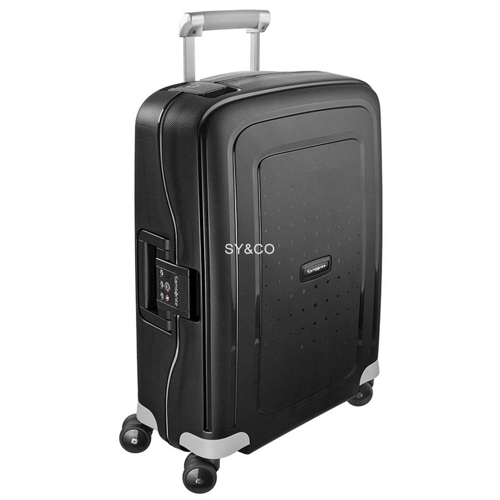 Maleta cabina Samsonite S´cure negro 55CM - Imagen 1