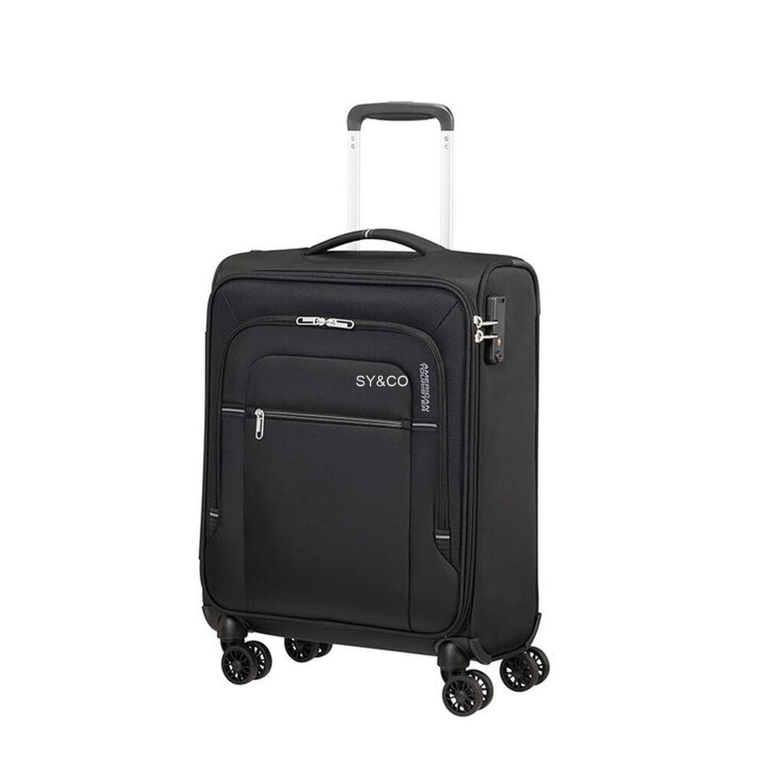 Maleta de cabina American Tourister Crosstrack 4 ruedas negra