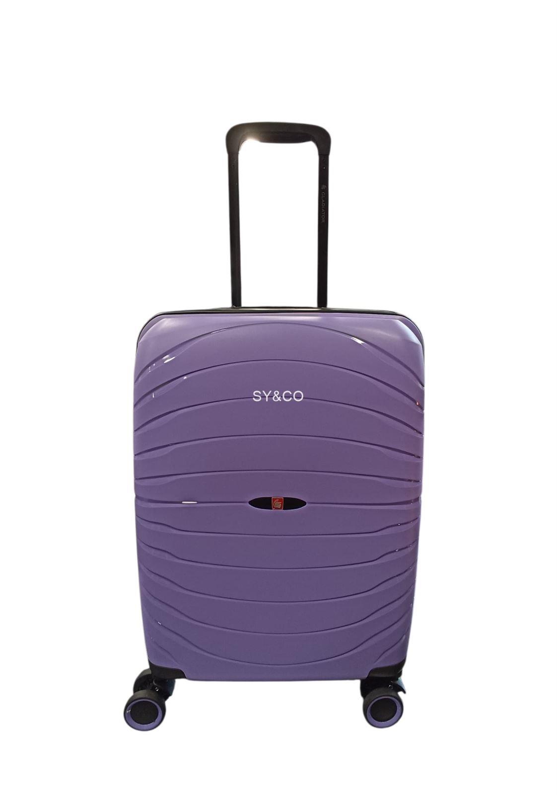 Maleta de cabina extensible Gladiator KICK-OFF lila - Imagen 1