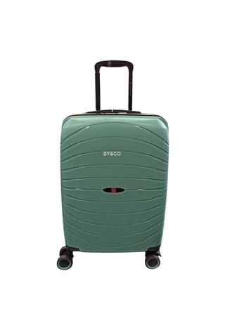 Maleta de cabina extensible Gladiator KICK-OFF verde claro - Imagen 1