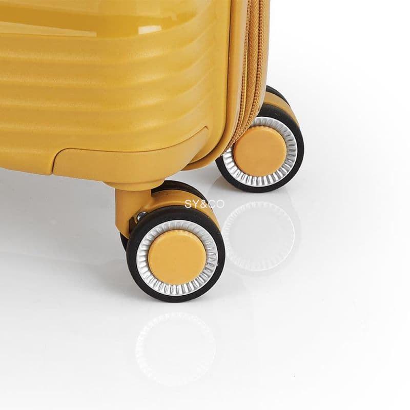 Maleta de cabina Gabol Akane 4 ruedas expansible amarilla - Imagen 3
