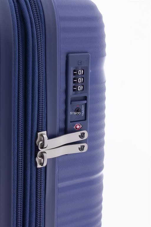 Maleta de cabina Gladiator Bionic 4 ruedas extensible azul - Imagen 2