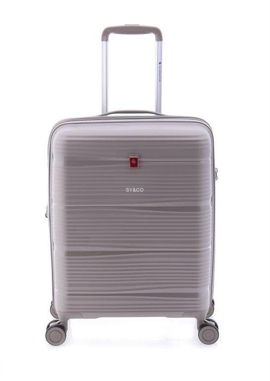 Maleta de cabina Gladiator Bionic 4 ruedas extensible beige - Imagen 1