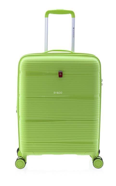 Maleta de cabina Gladiator Bionic 4 ruedas extensible verde claro - Imagen 1