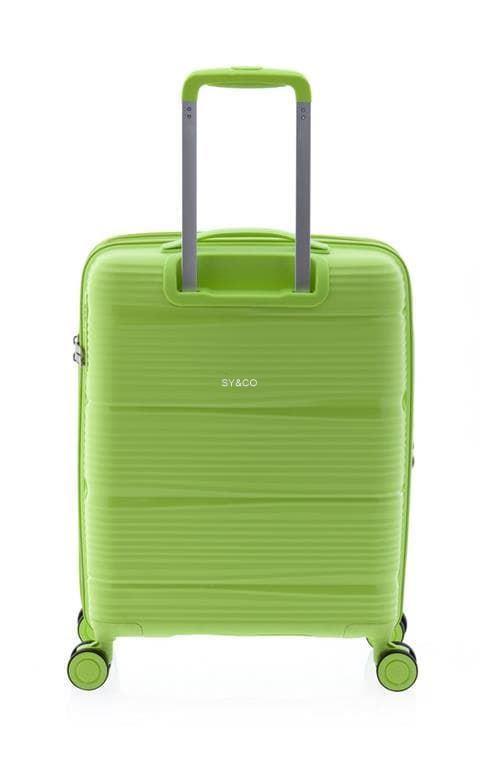 Maleta de cabina Gladiator Bionic 4 ruedas extensible verde claro - Imagen 4