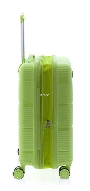 Maleta de cabina Gladiator Bionic 4 ruedas extensible verde claro - Imagen 7