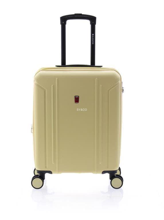 Maleta de cabina Gladiator extensible 4 ruedas Tropical amarilla - Imagen 1