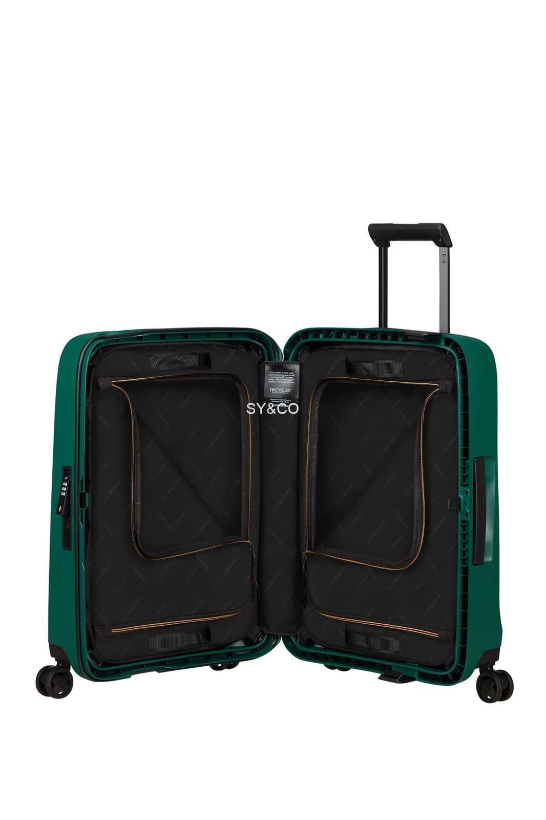 Maleta de cabina Samsonite Essens verde rígida 4 ruedas - Imagen 2