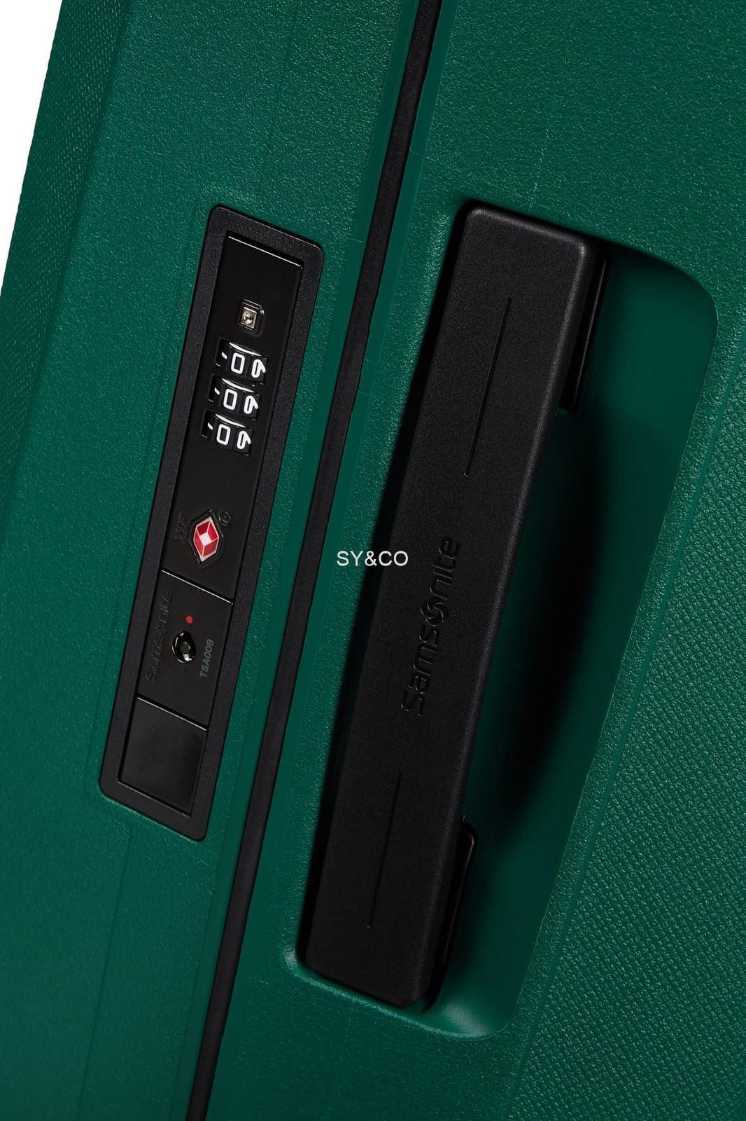 Maleta de cabina Samsonite Essens verde rígida 4 ruedas - Imagen 7