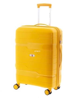 Maleta Gladiator Boxing expandible amarilla 67cm - Imagen 1