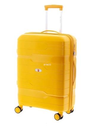 Maleta Gladiator Boxing expansible amarilla 77cm - Imagen 1