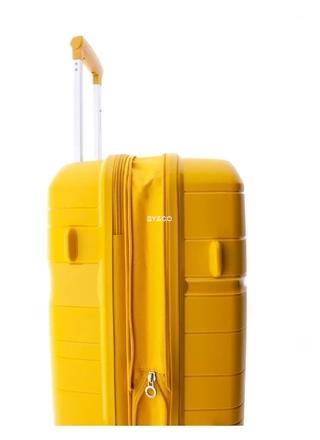 Maleta Gladiator Boxing expansible amarilla 77cm - Imagen 2