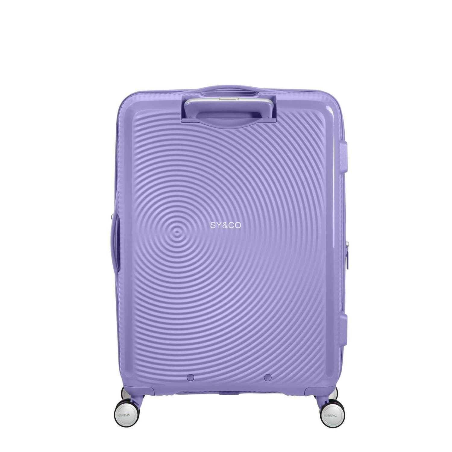 Maleta grande American Tourister Soundbox lavanda 77cm extensible - Imagen 2
