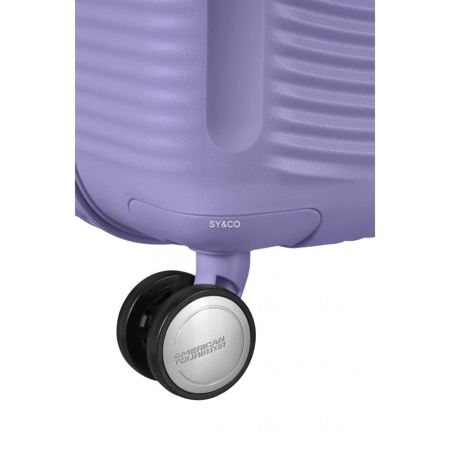 Maleta grande American Tourister Soundbox lavanda 77cm extensible - Imagen 7