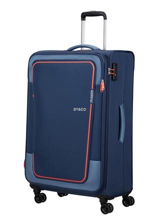 Maleta grande extensible American Tourister Pulsonic azul - Imagen 1