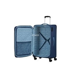 Maleta grande extensible American Tourister Pulsonic azul - Imagen 2