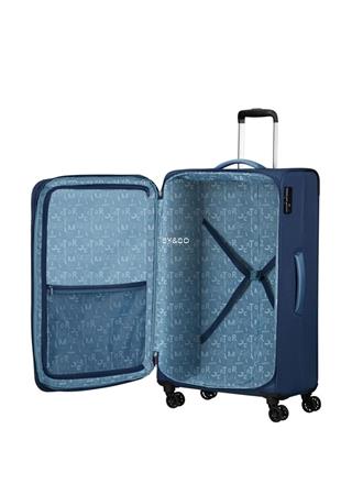 Maleta grande extensible American Tourister Pulsonic azul - Imagen 2
