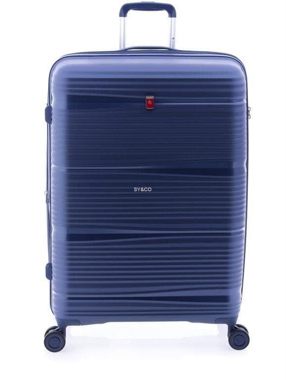 Maleta grande Gladiator Bionic 4 ruedas extensible azul - Imagen 1