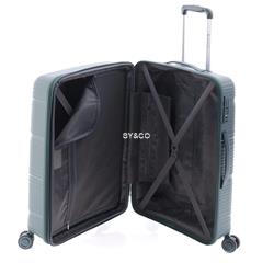 Maleta grande Gladiator Bionic 4 ruedas extensible verde - Imagen 2