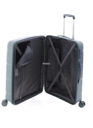 Maleta grande Gladiator Bionic 4 ruedas extensible verde - Imagen 2