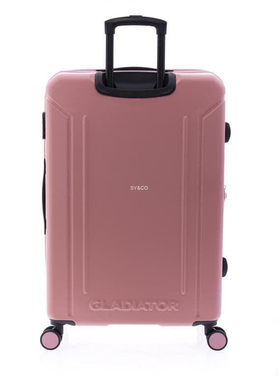 Maleta grande Gladiator extensible 4 ruedas Tropical rosa - Imagen 6