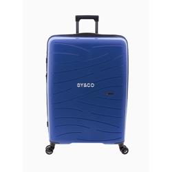 Maleta grande Gladiator Flow expansible azul 74cm - Imagen 1