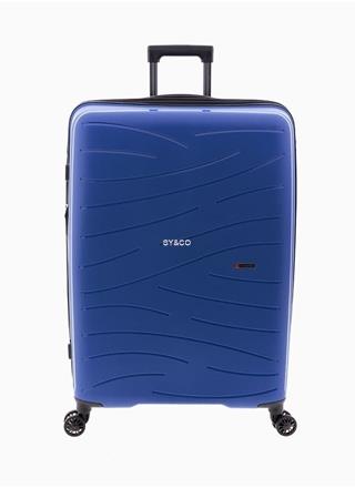 Maleta grande Gladiator Flow expansible azul 74cm - Imagen 1