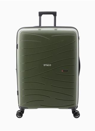 Maleta grande Gladiator Flow expansible verde 74cm - Imagen 1