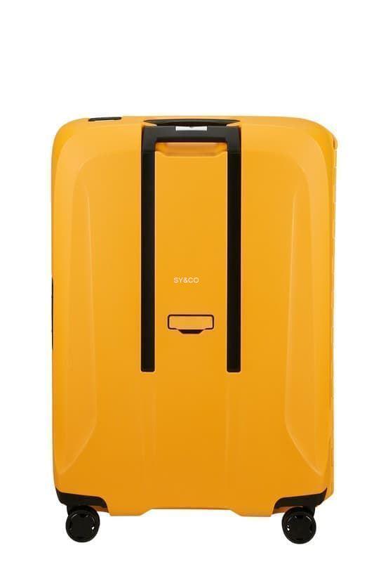 Maleta grande Samsonite Essens amarilla rígida 75cm 4 ruedas