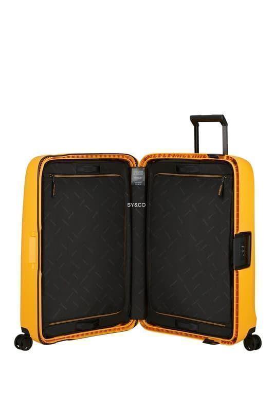 Maleta grande Samsonite Essens amarilla rígida 75cm 4 ruedas - Imagen 5