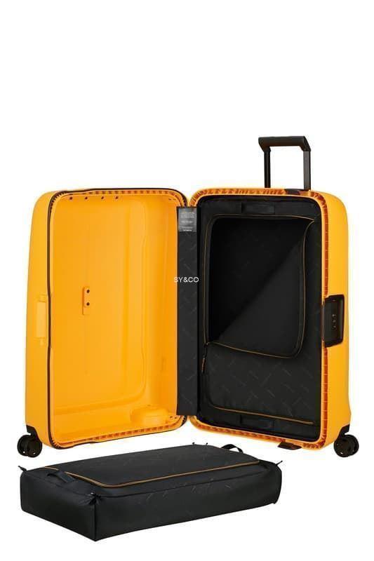 Maleta grande Samsonite Essens amarilla rígida 75cm 4 ruedas - Imagen 7