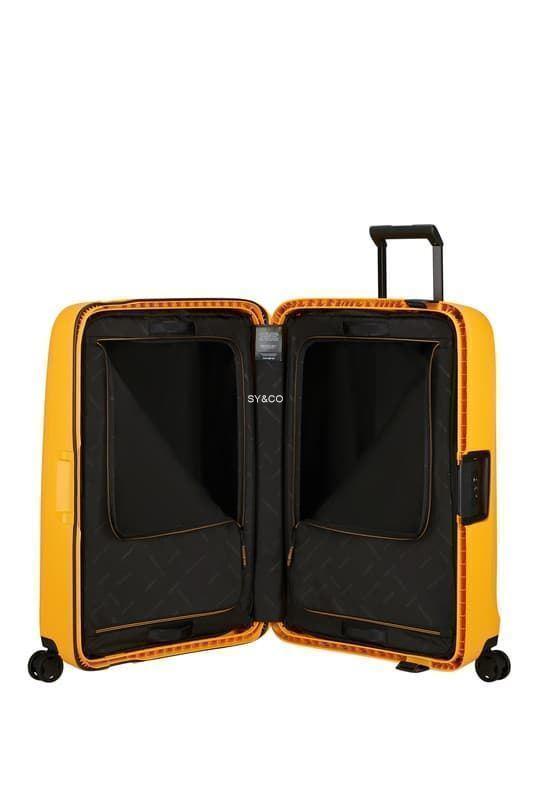 Maleta grande Samsonite Essens amarilla rígida 75cm 4 ruedas - Imagen 8