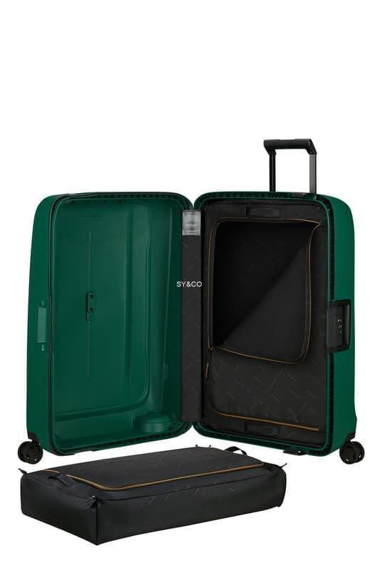 Maleta grande Samsonite Essens verde rígida 75cm 4 ruedas - Imagen 7