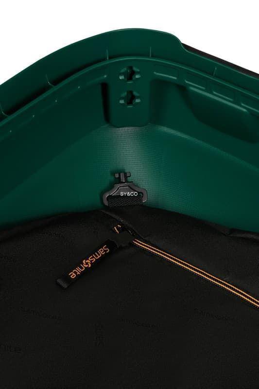 Maleta grande Samsonite Essens verde rígida 75cm 4 ruedas - Imagen 8