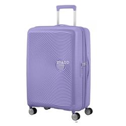 Maleta mediana American Tourister Soundbox lavanda 67cm extensible - Imagen 1