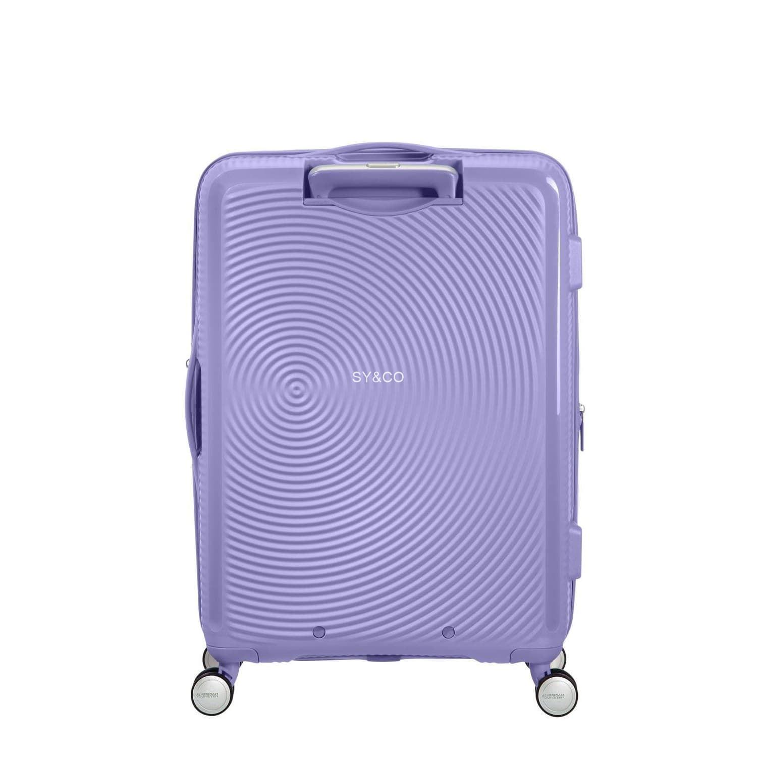 Maleta mediana American Tourister Soundbox lavanda 67cm extensible - Imagen 2