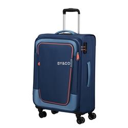 Maleta mediana extensible American Tourister Pulsonic azul - Imagen 1