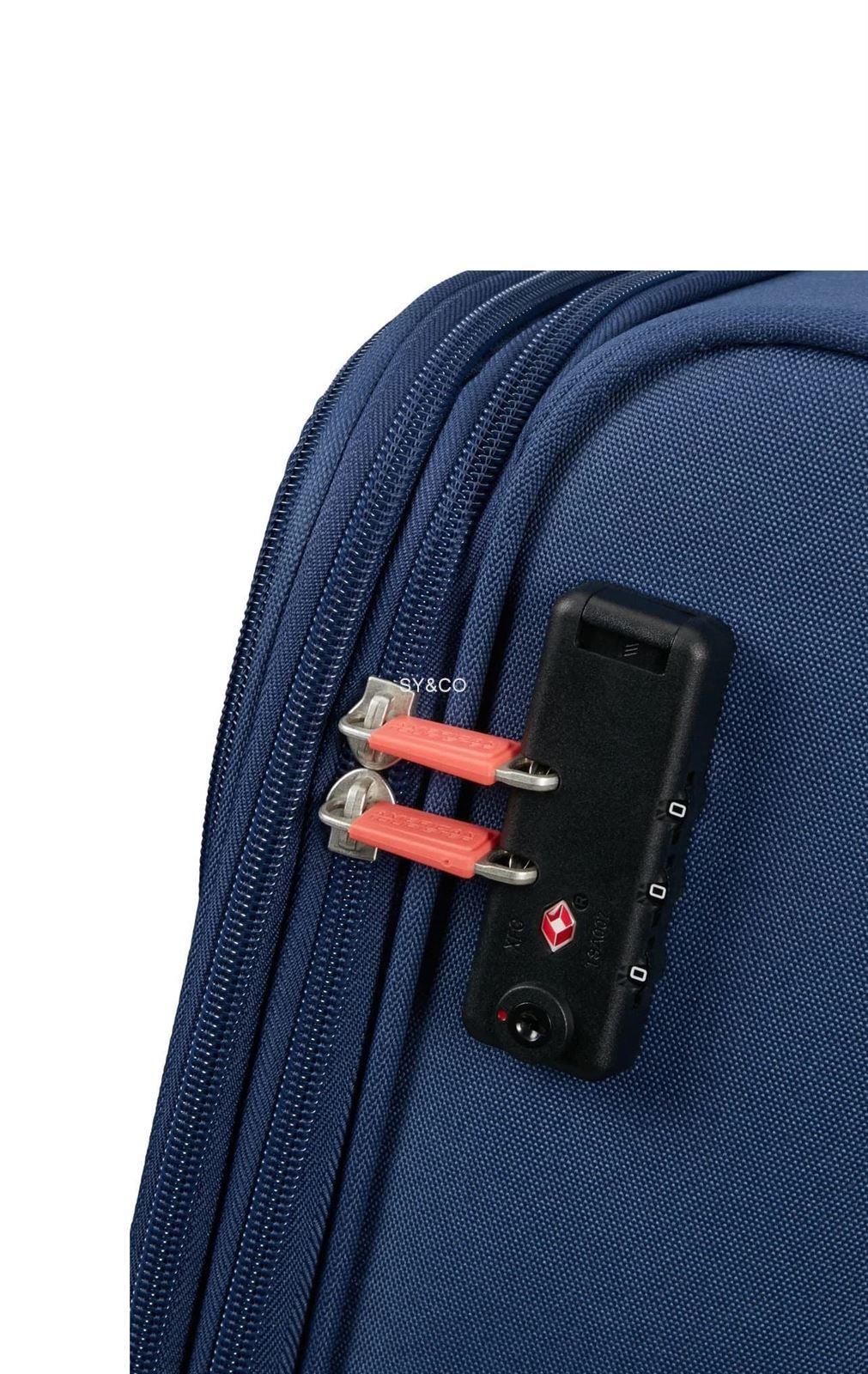 Maleta mediana extensible American Tourister Pulsonic azul - Imagen 5