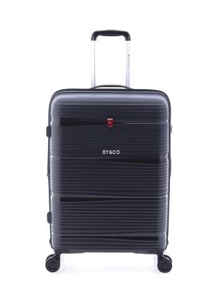 Maleta mediana Gladiator Bionic 4 ruedas extensible negra - Imagen 1