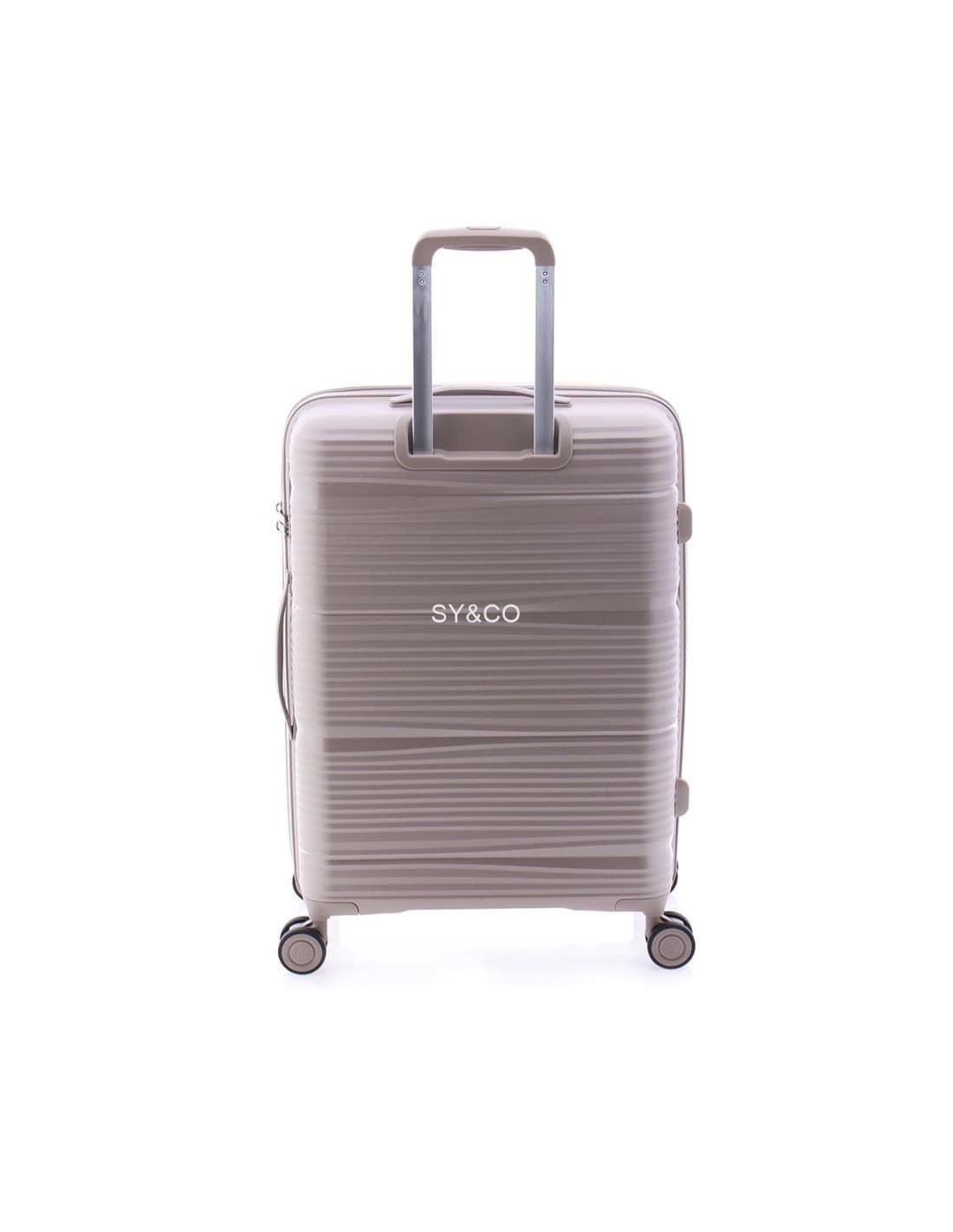 Maleta mediana Gladiator Bionic 4 ruedas extensible negra - Imagen 10