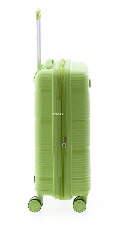 Maleta mediana Gladiator Bionic 4 ruedas extensible verde claro - Imagen 6