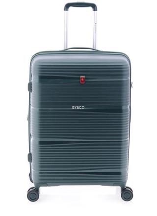 Maleta mediana Gladiator Bionic 4 ruedas extensible verde - Imagen 1