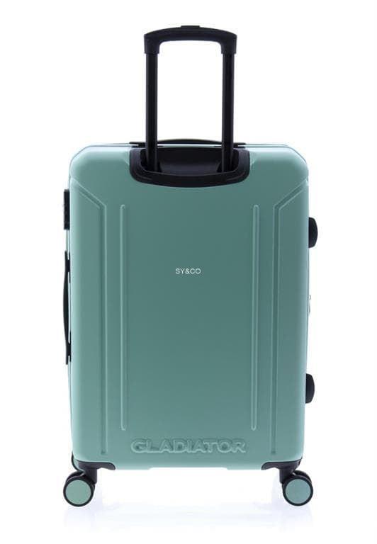 Maleta mediana Gladiator extensible 4 ruedas Tropical verde - Imagen 3