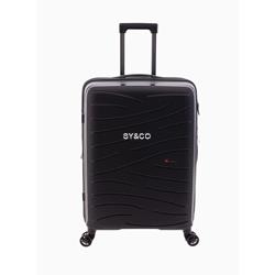 Maleta mediana Gladiator Flow expansible negro 68cm - Imagen 1