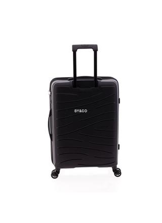 Maleta mediana Gladiator Flow expansible negro 68cm - Imagen 2