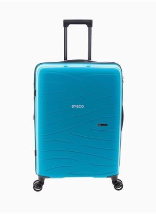 Maleta mediana Gladiator Flow expansible turquesa 68cm - Imagen 1