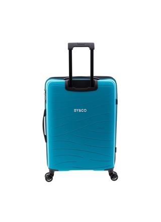 Maleta mediana Gladiator Flow expansible turquesa 68cm - Imagen 2