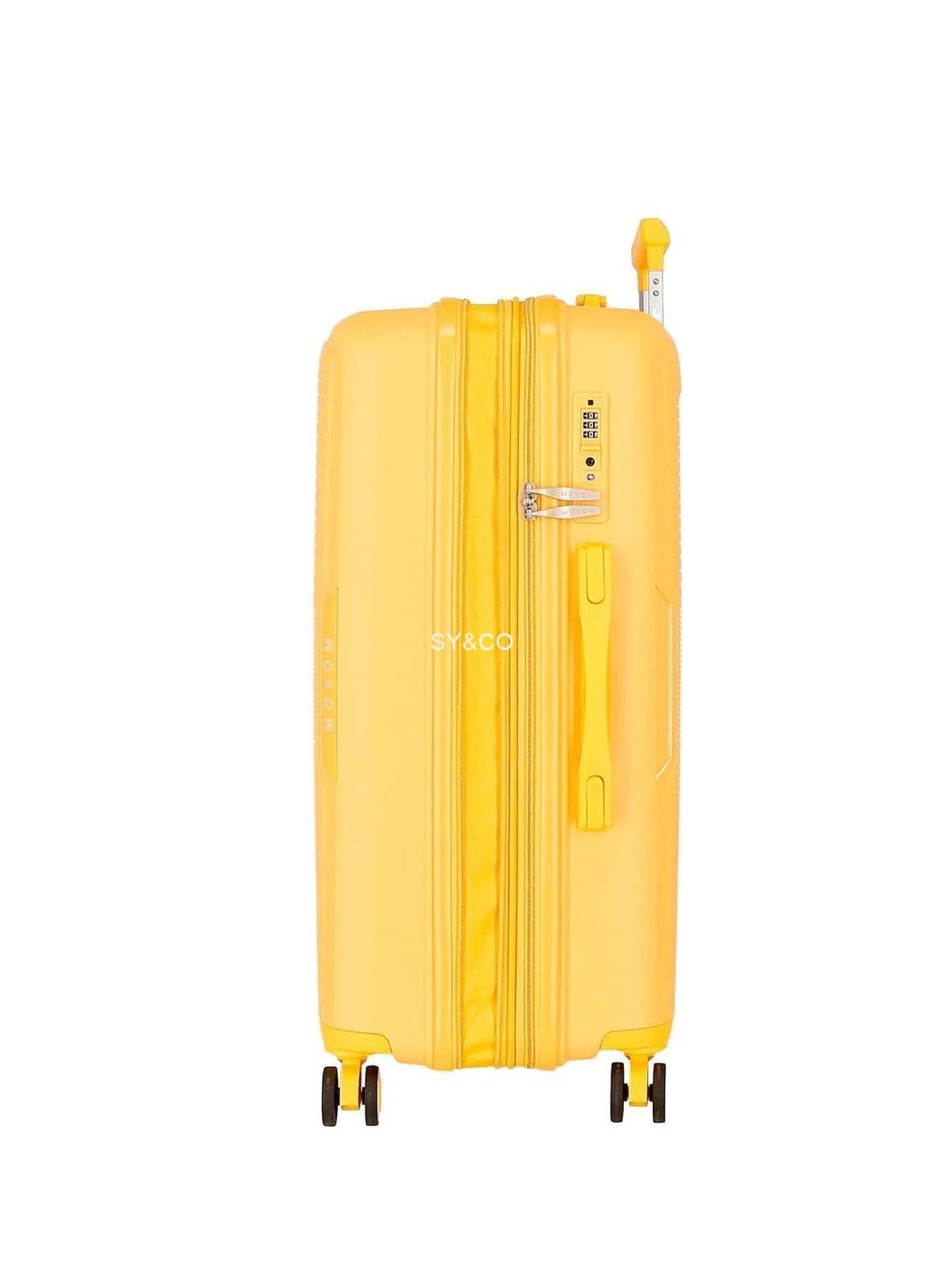 Maleta mediana Inari extensible amarillo de Movom - Imagen 7