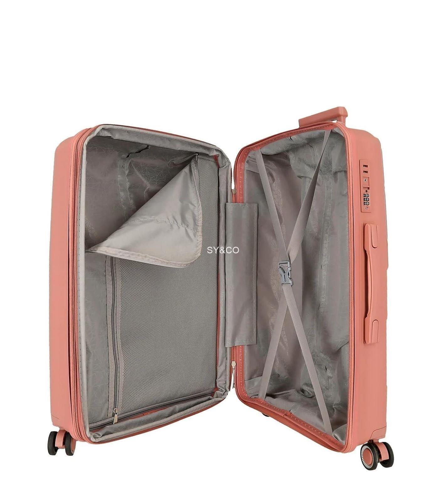 Maleta mediana Inari extensible rosa de Movom - Imagen 2